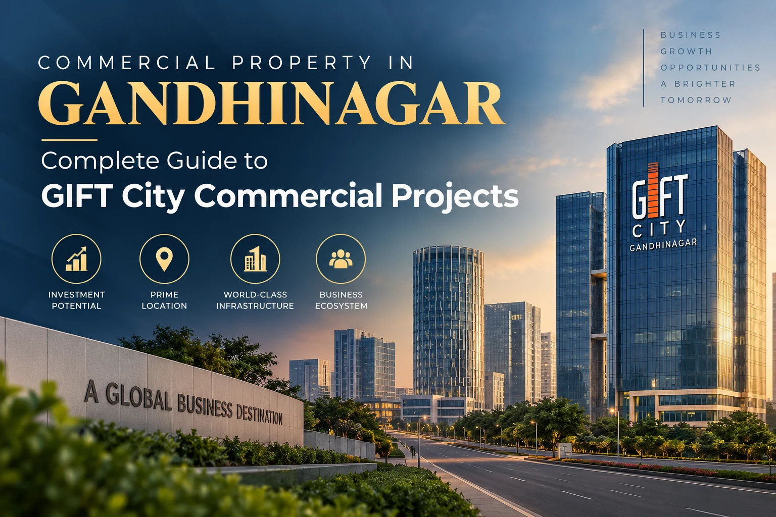 Commercial Property in Gandhinagar: Complete Guide to GIFT City Commercial Projects