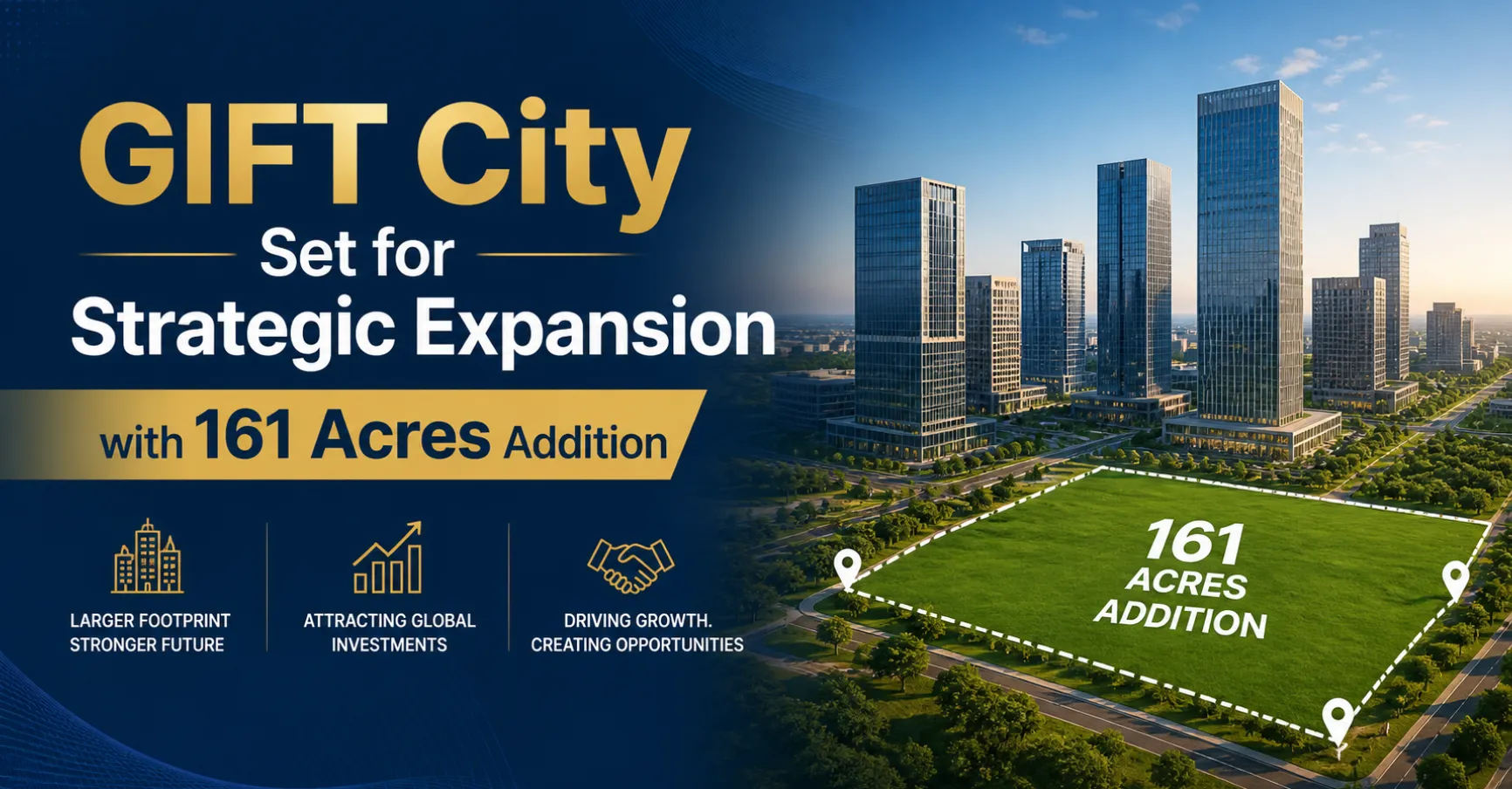 GIFT City Set for Strategic Expansion with 161 Acres Addition