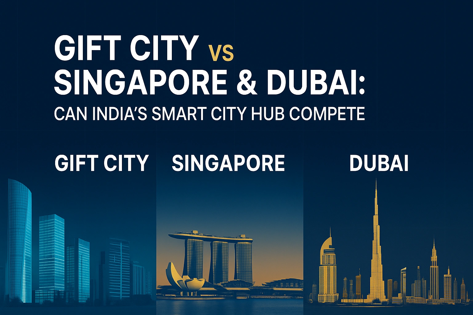 GIFT City vs Singapore and Dubai: Can Indias Smart City Hub Compete