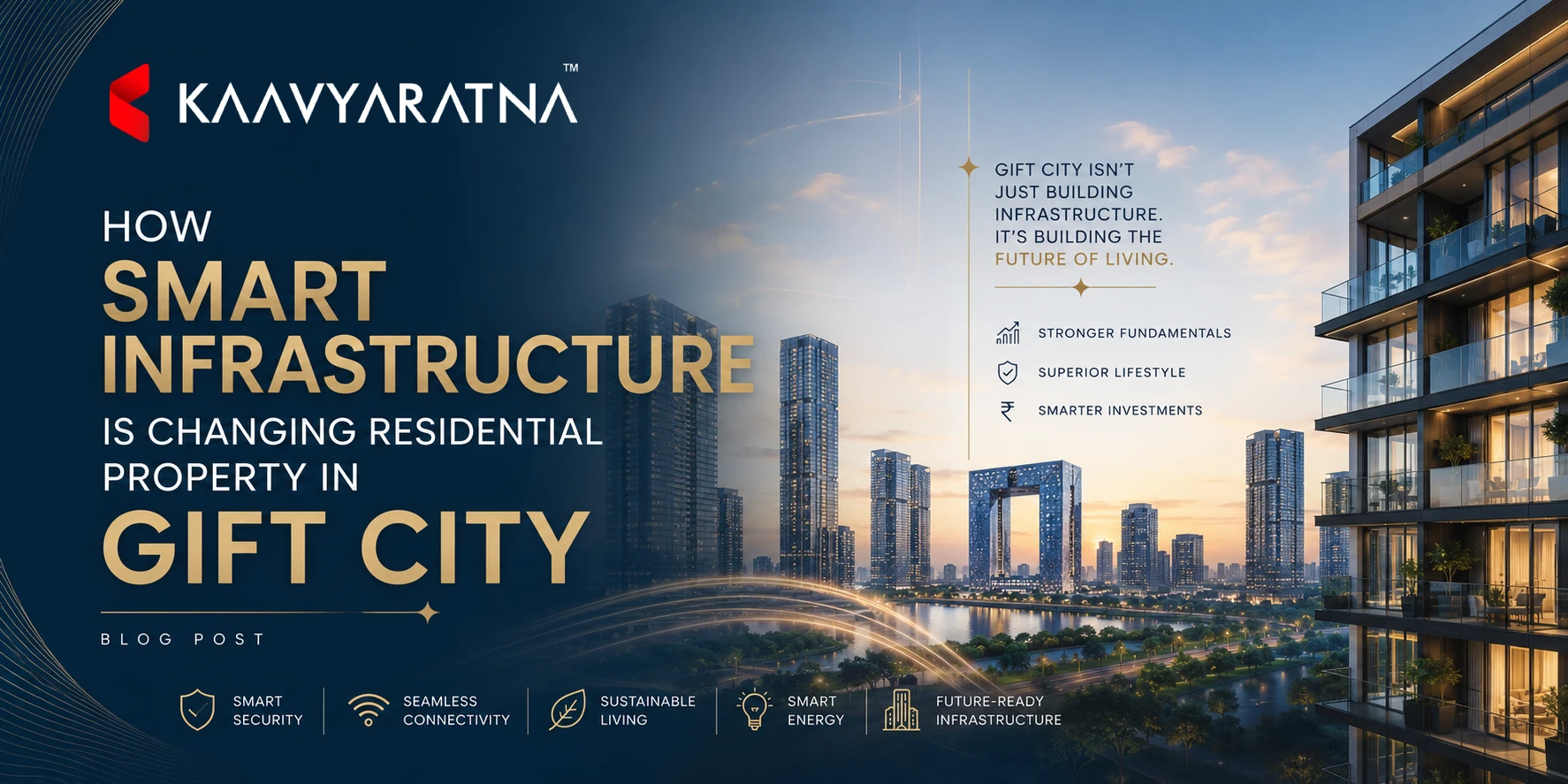 How Smart Infrastructure Is Changing Residential property in GIFT City