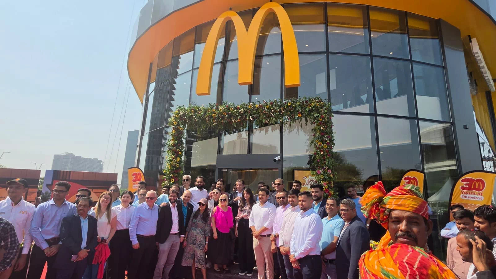 McDonald's at Narmada by Kaavyaratna in GIFT City, Gandhinagar