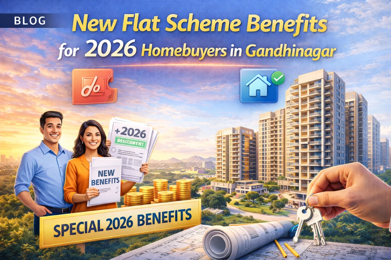 New Flat Scheme Benefits for 2026 Homebuyers in Gandhinagar