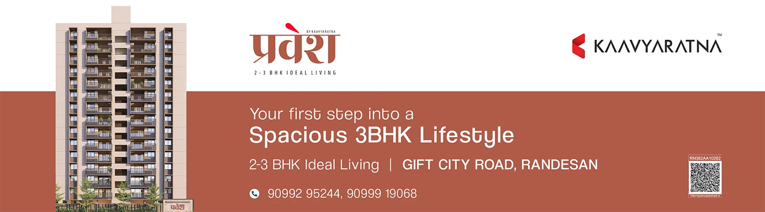 spacious 3BHK apartments near gift city