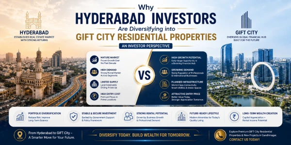Why Hyderabad Investors Are Diversifying into GIFT City Residential Properties