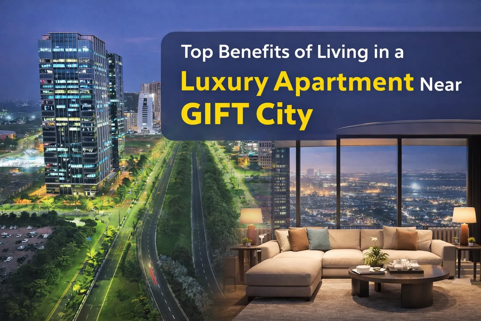 Top Benefits of Living in a Luxury Apartment Near GIFT City