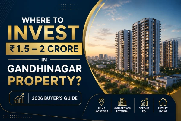 Where to Invest ₹1.5-2 Crore in Gandhinagar Property? 2026 Buyer’s Guide