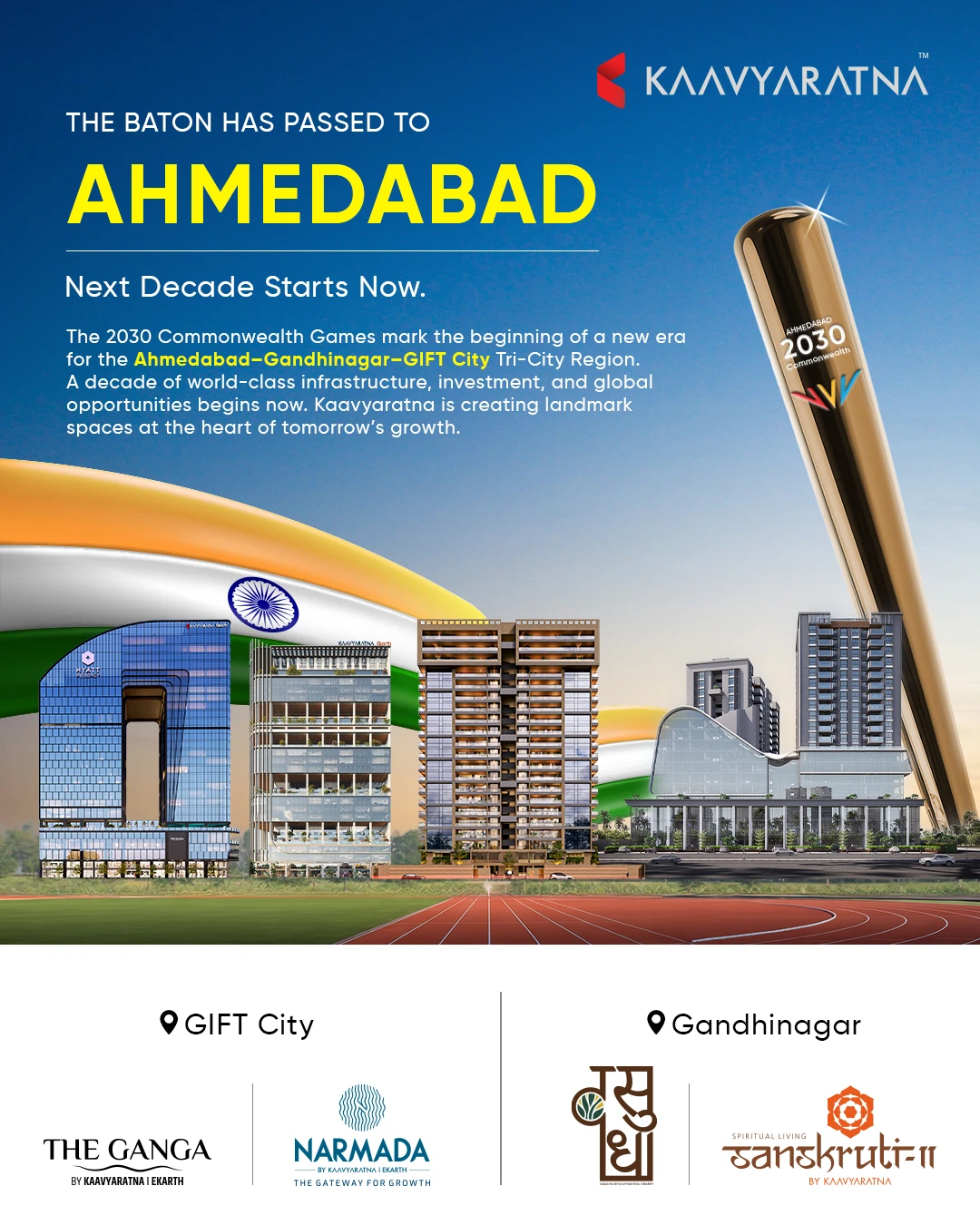 Ahmedabad 2030 Commonwealth Games: Real Estate Impact