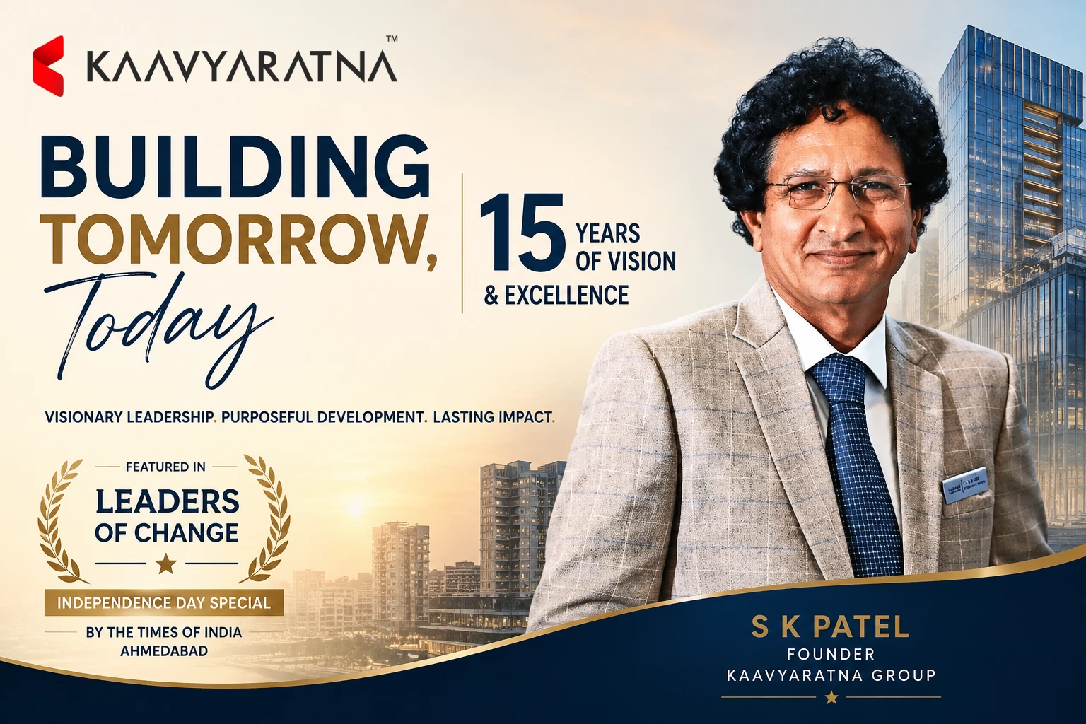 Building Tomorrow, Today: Kaavyaratna Group’s 15-Year Journey of Vision and Innovation